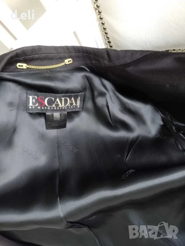 ESCADA Original Size L 100% Вълна Уникален блейзър , снимка 5 - Сака - 47705358