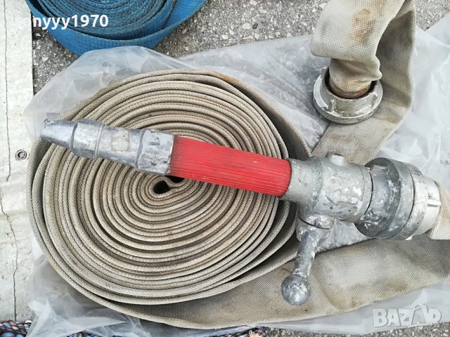 ПОЖАРЕН МАРКУЧ СЪС СТРУЙНИК 0804231736, снимка 5 - Антикварни и старинни предмети - 40302565