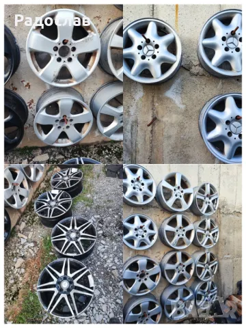 Джанти алуминиеви от Мерцедес цолове 15 16 17 18 19 и 20, снимка 11 - Гуми и джанти - 44239260