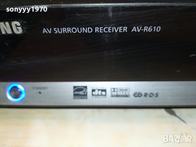 SAMSUNG AV-R610 RECEIVER-ВНОС SWISS 0906221651, снимка 2 - Ресийвъри, усилватели, смесителни пултове - 37033475