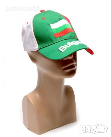 Шапка с козирка, с цветовете на българския трикольор и надпис BULGARIA, с регулируема лента, снимка 2 - Тенис - 36838169