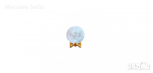 LED нощна лампа,3D лампа луна, снимка 3 - Детски нощни лампи - 30307124