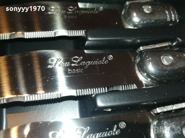 laguiole black-6бр МАРКОВИ ножа 1002211241, снимка 14 - Колекции - 31757099