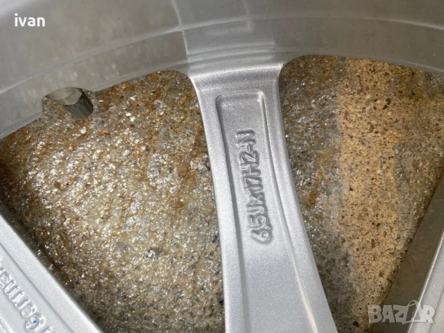 Оригинални джанти за Мерцедес, комплект с датчици в безупречно състояние неразличимо от нови, снимка 6 - Гуми и джанти - 51864681