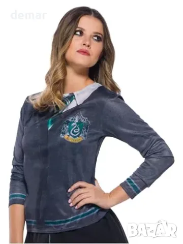 Костюм Rubies Harry Potter Slytherin за възрастни, пола и горнище, NS/Medium, снимка 2 - Други стоки за дома - 56228554
