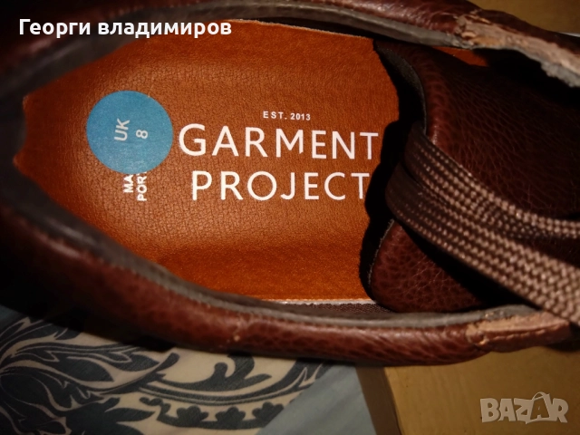Garment project оригинални мъжки, английски сникерси , снимка 2 - Спортни обувки - 52566952