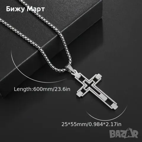 Стоманени колиета, снимка 4 - Колиета, медальони, синджири - 49563063