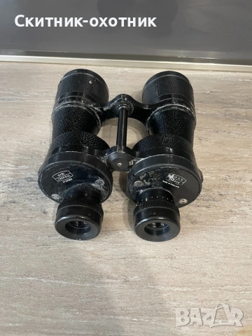 Антикварен английски военен бинокъл, снимка 6 - Антикварни и старинни предмети - 53230535