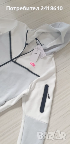 Nike Tech Full Zip Hoodie Mens Size L НОВО! ОРИГИНАЛ! Мъжки Суитшърт!, снимка 2 - Спортни дрехи, екипи - 52919109