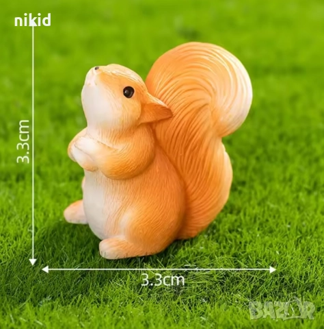 6 бр Катерица катеричка катерици малки фигурки играчки фугурка за игра и украса торта от смола, снимка 5 - Фигурки - 52426927
