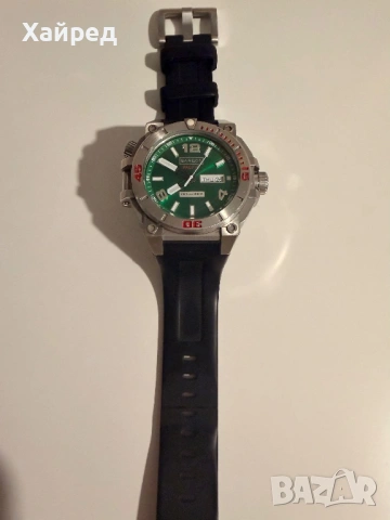 Мъжки Часовник BARBOS Pacific 1000M diver/дайвър, снимка 2 - Мъжки - 53977858