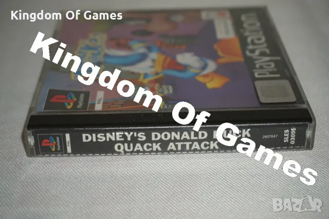 Игра за PS1 Disney's Donald Duck Quack Attack ТЕСТВАНА И РАБОТЕЩА, снимка 6 - Игри за PlayStation - 50099282