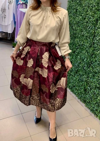 сатенена пола , снимка 2 - Поли - 50871485