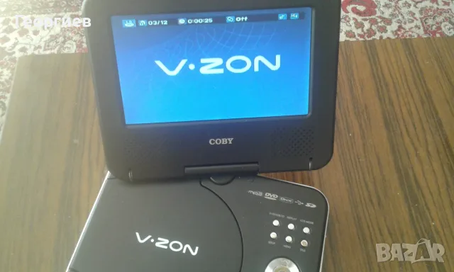 Портативен DVD, MP3, SD Card Плeйър - COBY V-zon., снимка 10 - Плейъри, домашно кино, прожектори - 56303396