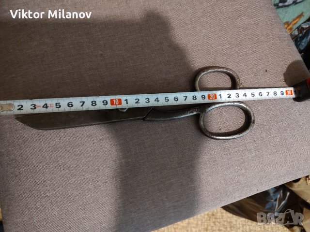 Стари шивашки ножици, снимка 5 - Антикварни и старинни предмети - 37229327