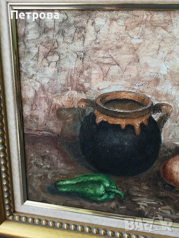 маслена картина върху фазер , снимка 4 - Картини - 54155314
