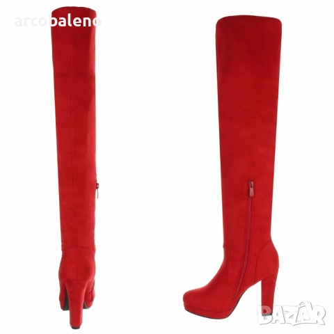 Дамски ботуши над коляното, 3цвята , снимка 6 - Дамски ботуши - 52268085