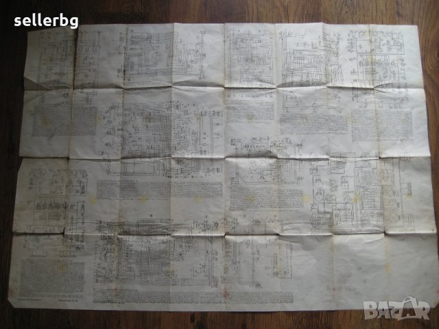 Схема на ел окабеляването на автомобили от съветския блок / СССР, снимка 1 - Колекции - 31240339