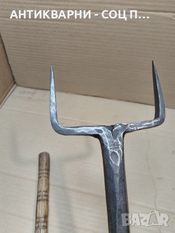 Комплект Стари Ковани Чук С Наковалня За Клепане На Коси 1кг. НОМЕР 1496., снимка 9 - Антикварни и старинни предмети - 53940522