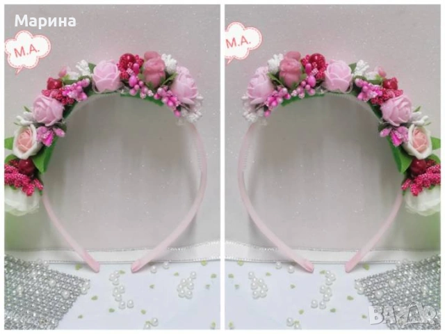 Китка за глава, вариант 31, снимка 2 - Аксесоари за коса - 54183239