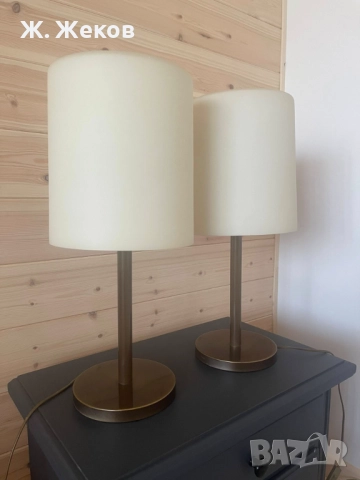 Две настолни лампи, снимка 3 - Настолни лампи - 52787020