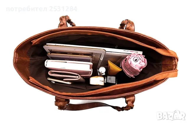 Нова дамска черна чанта ! Нова дамска кафява , цвят камел чанта!, снимка 8 - Чанти - 49810407