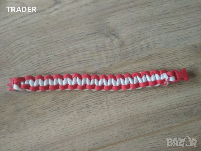 гривна за оцеляване от паракорд 3,5- 4м мартеница, снимка 5 - Фен артикули - 38325534