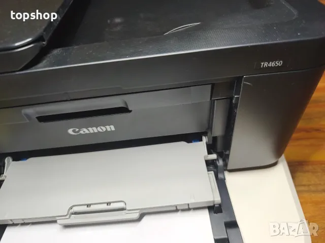 Продадам многофункционално устройство Canon PIXMA TR4650 принтер, скенер, копир, факс мастило 100%, снимка 4 - Принтери, копири, скенери - 55837908