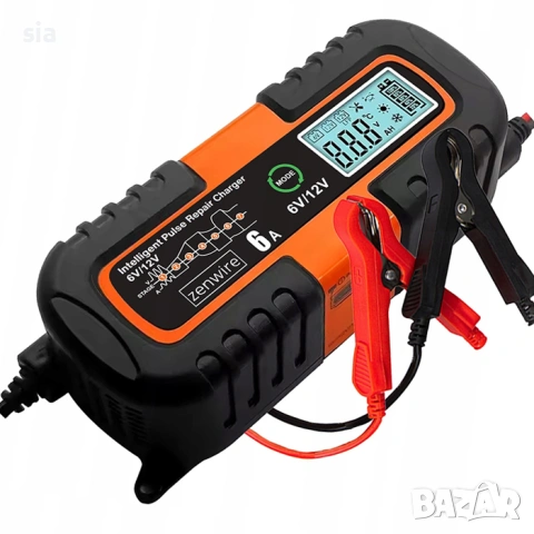 Зарядно за акумулатор, 6A, 6-12V, снимка 4 - Аксесоари и консумативи - 51509235