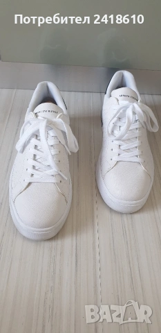 Armani Exchange A/XLeather Mens Size 42/26.9см ОРИГИНАЛ! Мъжки спортно - елегантни обувки естествена