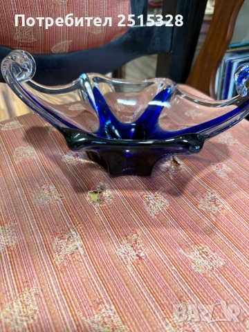 красива бонбониера мурано арт деко, снимка 2 - Колекции - 52875403