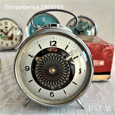 Часовник будилник анимиран стар  7бр. работещи, снимка 8 - Антикварни и старинни предмети - 38693553