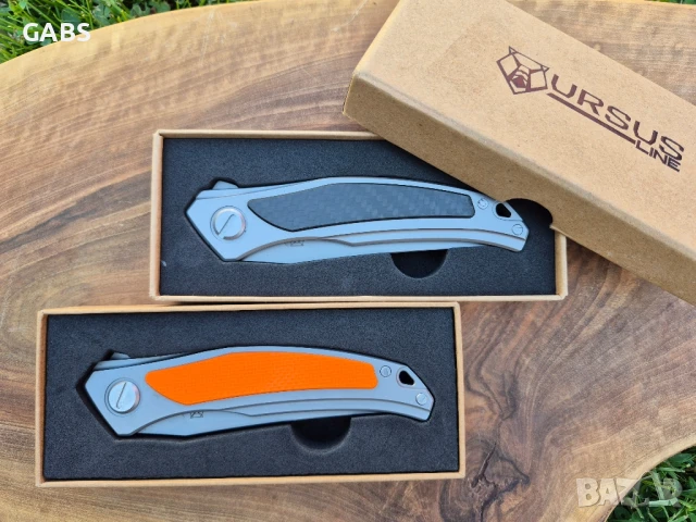 Сгъваем нож Shirogorov Quantum Ursus Lone,Cromax PM,два цвята,SH204, снимка 5 - Ножове - 50231870