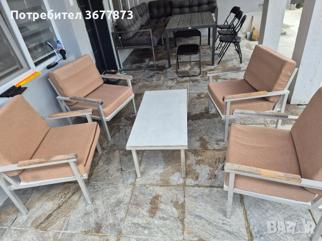 градински сет от алуминий