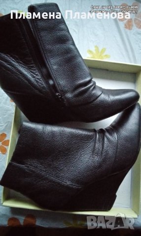 Елегантни боти, снимка 2 - Дамски обувки на ток - 40303810