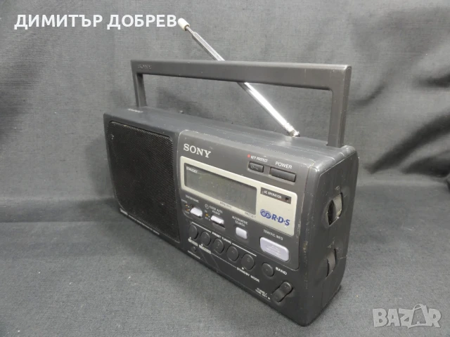 SONY ICF-M50RDS FM/MW/LW ТРАНЗИСТОР РАДИО, снимка 2 - Радиокасетофони, транзистори - 50675130