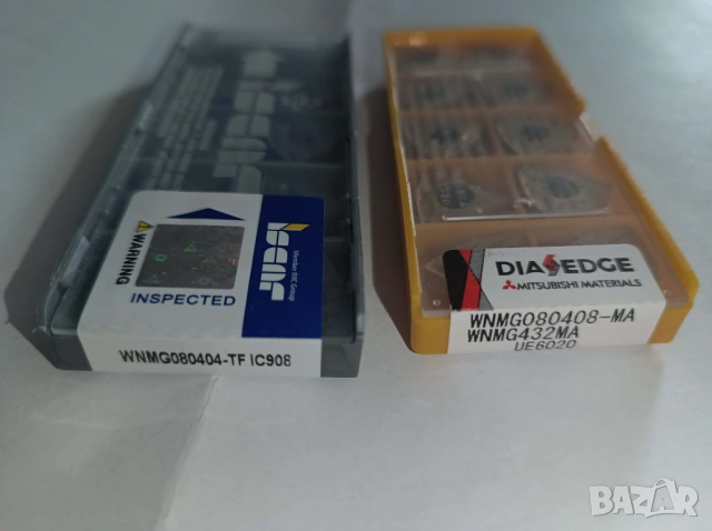 Комплект от 10 броя стругарски пластини WNMG080408-MA, WNMG080404-TF, снимка 3 - Други инструменти - 54245429