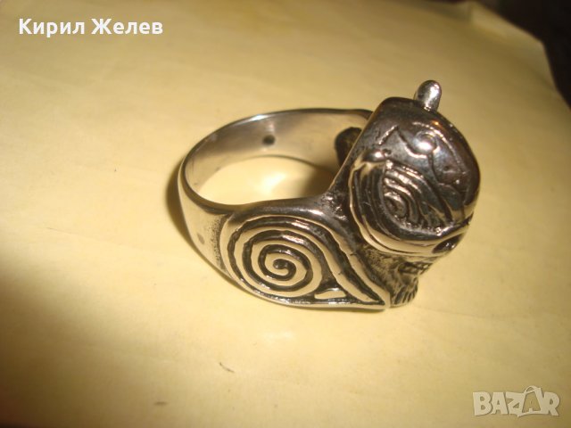 СТРАХОВИТ ХЕВИ-МЕТЪЛСКИ СТОМАНЕН ПРЪСТЕН НЕРЪЖДАЕМ НОВ 24977, снимка 5 - Пръстени - 34420054