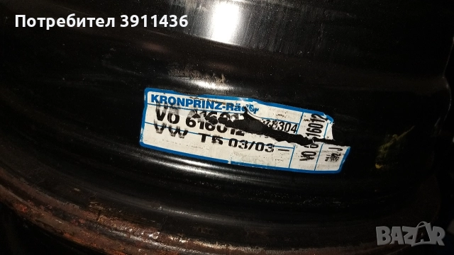 джанти Mercedes sprinter 16", снимка 3 - Гуми и джанти - 52575158