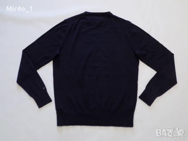 пуловер tommy hilfiger wool блуза фанела суитчър горнище худи вълнен мъжки оригинал XXL, снимка 2 - Пуловери - 49105615