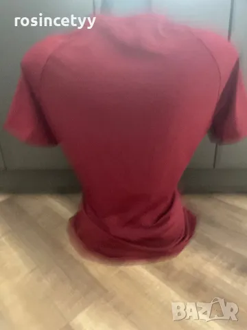 Бордо тениска Adidas, снимка 5 - Тениски - 49625907