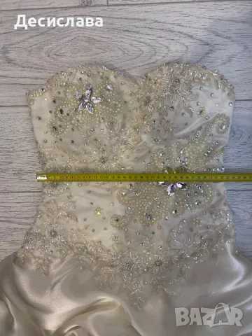 Сватбена рокля с букет, було и чанта , снимка 4 - Сватбени рокли - 49830004