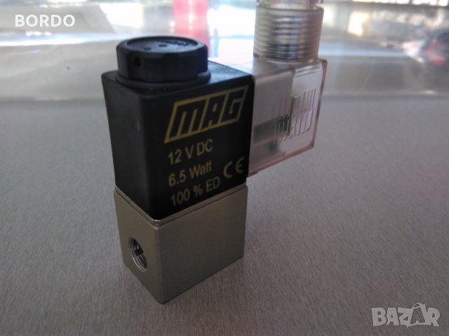 Пневматичен разпределител 1/8 с 1-бобина тип 2/2 LUFTEC