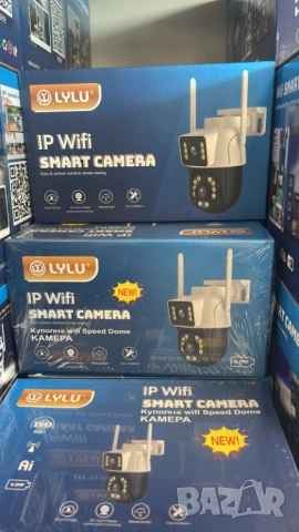 8MP Двойна Smart WiFi безжична IP камера ICSEE с нощно виждане, снимка 6 - IP камери - 52084676