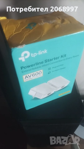 tp link-pa4010 kit, снимка 2 - Мрежови адаптери - 54245752