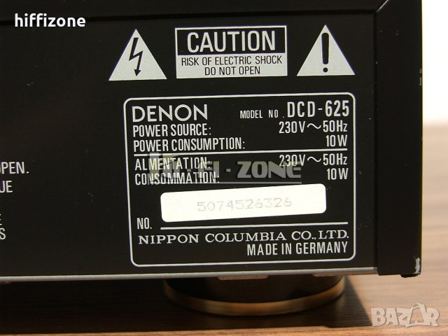 CD PLAYER  Denon dcd 625 , снимка 9 - Декове - 42399900