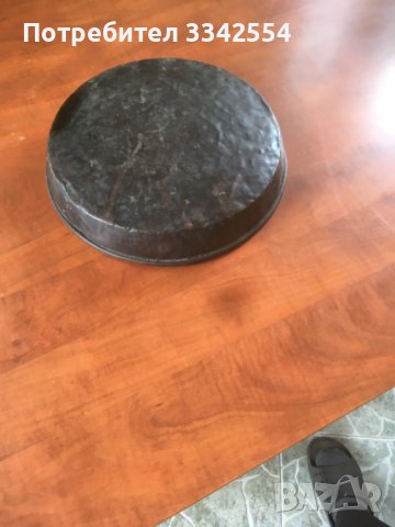 ТАВА СТАРИННА МЕД БАКЪР, снимка 3 - Антикварни и старинни предмети - 36668512