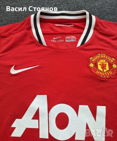 Манчестър Юн./Manchester Utd. #14 Chicharito Nike Home 2011-12г. - дамски размер XS, снимка 3 - Фен артикули - 54342389