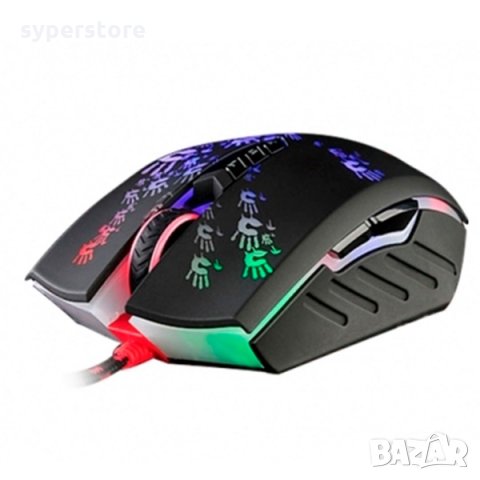 Мишка Геймърска Оптична USB BLOODY A60 Light STRIKE 4000cpi 8btns Gaming mouse, снимка 3 - Клавиатури и мишки - 32079515