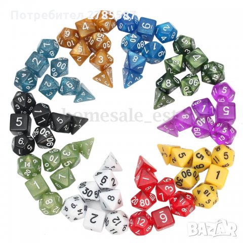 Комплект зарове за D&D, снимка 12 - Настолни игри - 30169040